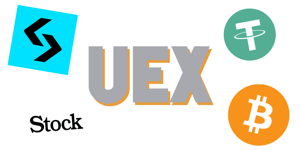 UEX cover is made by Cryptoforold and using bitget, usdt, btc and stock logo