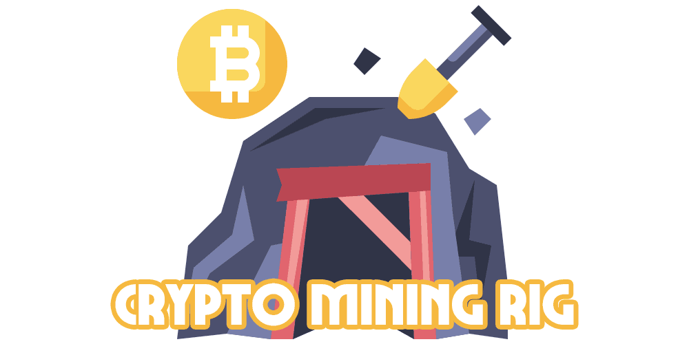 Crypto Mining Rig cover is made by Cryptoforold and using image from surang freepik