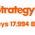 Strategy buys 17,994 BTC image